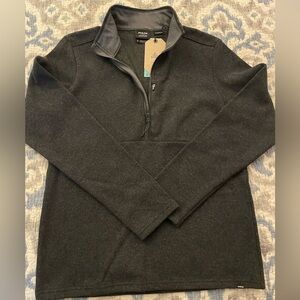 Prana charcoal Zip Up Sweater Classic Design
